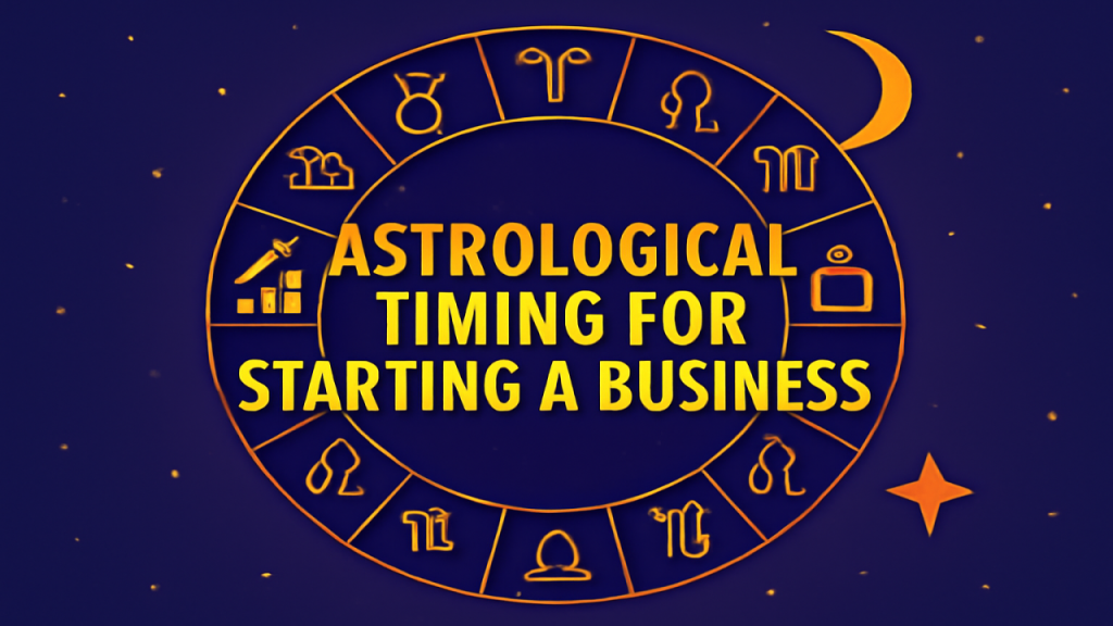 astrological timing for business