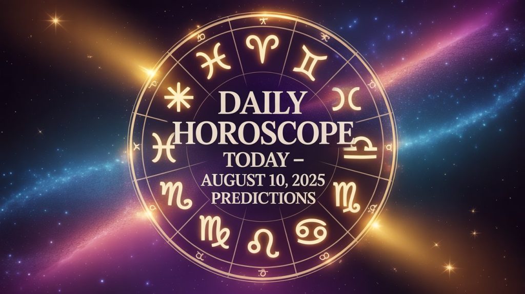 Daily Horoscope Today – August 10, 2025 Predictions